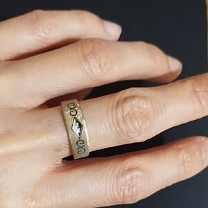 Elegant Gold And Diamond Ring